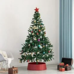 Red Plastic Large Rattan Christmas Tree Skirt 13 Red Plastic Large Rattan Christmas Tree Skirt -The Home Depot Shop gardenised christmas tree skirts qi003957 rd 4f 1000