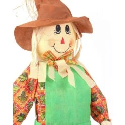 36 In. Standing Scarecrow Sister And Brother Set -The Home Depot Shop gardenised indoor fall decorations qi003424 1f 1000