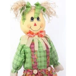 36 In. Standing Scarecrow Sister And Brother Set -The Home Depot Shop gardenised indoor fall decorations qi003424 44 1000