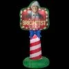 5 Ft. Tall Airblown-Outdoor Sign-NLCV Not The Brightest Bulb Sign-MD-WB Inflatable
