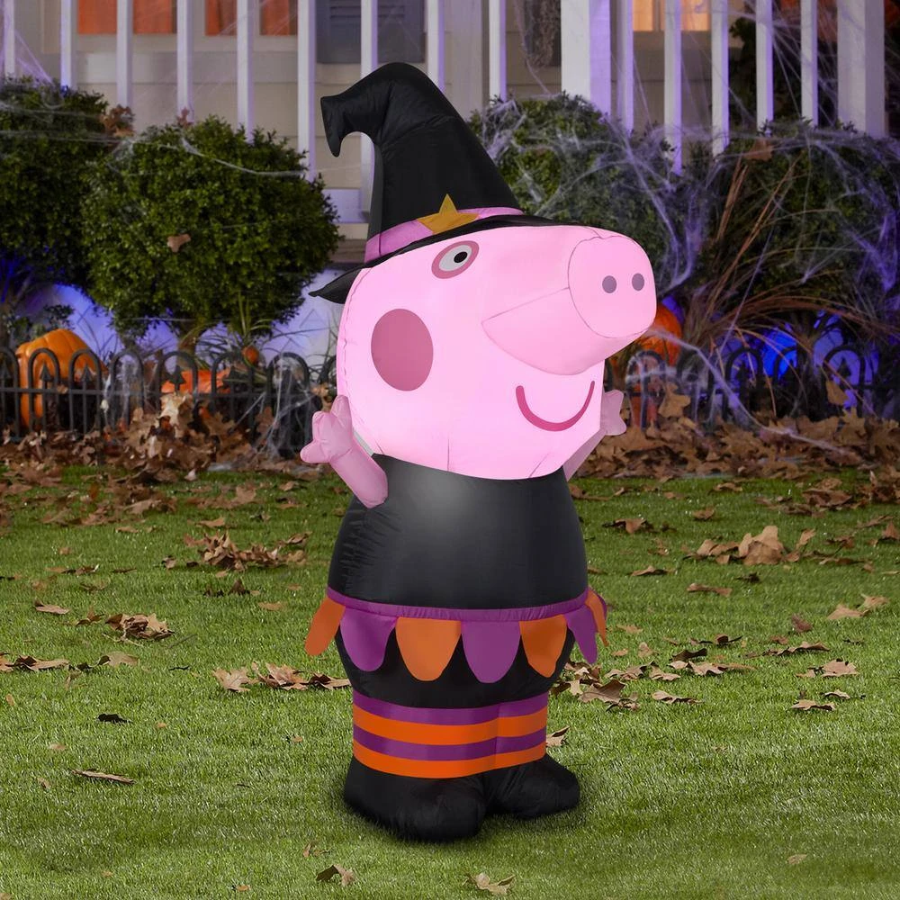 3.5 Ft. Airblown-Halloween Inflatable Peppa Pig-SM-Peppa Pig 2 3.5 Ft. Airblown-Halloween Inflatable Peppa Pig-SM-Peppa Pig - Image 2