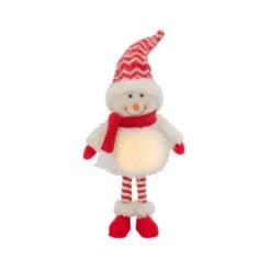 19.7 In. H B/O Lighted Standing Snowman Figurine