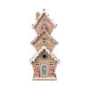 18.5 In. H Lighted Resin Christmas Gingerbread House Table Decor