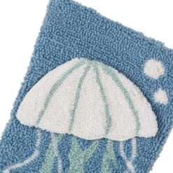 19 In. L Hooked Stocking, 3D Jellyfish -The Home Depot Shop glitzhome christmas stockings 1113002343 4f 1000