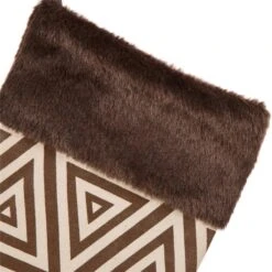 20 In. L Christmas Stocking With Faux Fur Cuff 8 20 In. L Christmas Stocking With Faux Fur Cuff -The Home Depot Shop glitzhome christmas stockings 1113004458 4f 1000