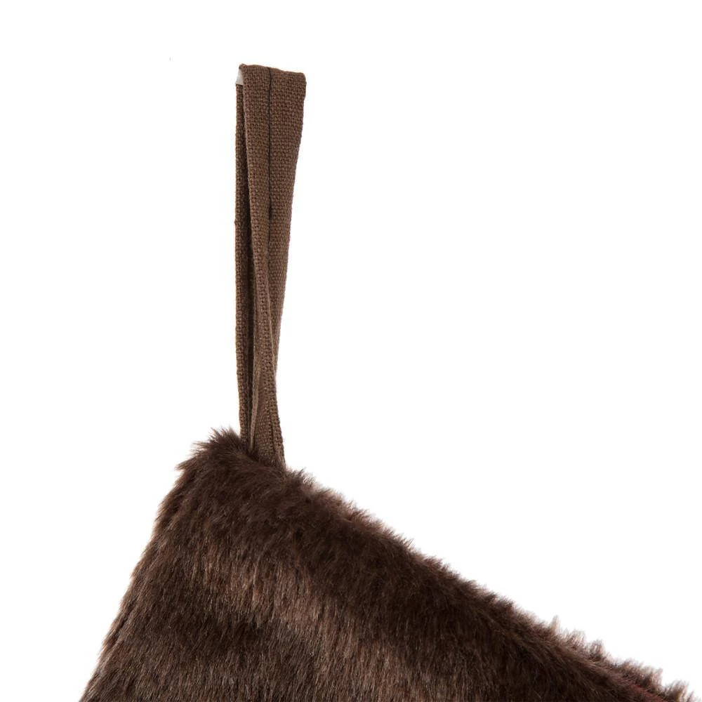 20 In. L Christmas Stocking With Faux Fur Cuff 2 20 In. L Christmas Stocking With Faux Fur Cuff - Image 2