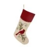 21 In. H Fabric Cardinal Stocking