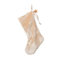 21 In. Milk Coffee Brown Twisted Faux Marten Fur Christmas Stocking With Bow -The Home Depot Shop glitzhome christmas stockings 2004700152 66 1000