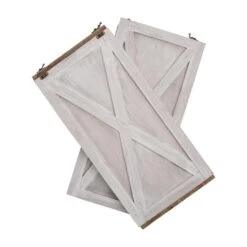 22.09 In. L Washed White Wooden Tree Collar (KD) 16 22.09 In. L Washed White Wooden Tree Collar (KD) -The Home Depot Shop glitzhome christmas tree collars 1106203433 44 1000