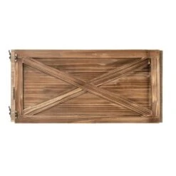 22.09 In. L Natural Wooden Tree Collar (KD) 11 22.09 In. L Natural Wooden Tree Collar (KD) -The Home Depot Shop glitzhome christmas tree collars 1106203434 1f 1000