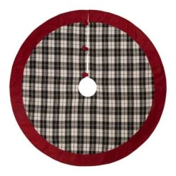 48 In. D Black And White Plaid Fabric Christmas Tree Skirt And 2-Pack 20 In. Stocking (Set Of 3) 10 48 In. D Black And White Plaid Fabric Christmas Tree Skirt And 2-Pack 20 In. Stocking (Set Of 3) -The Home Depot Shop glitzhome christmas tree skirts 2004700109 4f 1000