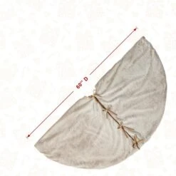 60 In. D Oversized Milk Coffee Brown Reversible Faux Rabbit Fur/Korean Fleece Christmas Tree Skirt 12 60 In. D Oversized Milk Coffee Brown Reversible Faux Rabbit Fur/Korean Fleece Christmas Tree Skirt -The Home Depot Shop glitzhome christmas tree skirts 2020100013 1f 1000