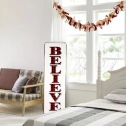 70.87 In. L Red And Black Plaid Fabric/Linen Garland -The Home Depot Shop glitzhome christmas wall decorations 1117203326 31 1000