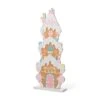 35.25 In. H Wooden Christmas Gingerbread House Porch Decor