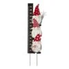 36 In. H Lighted Wooden Gnome Snow Gauge Yard Stake Or Wall Decor (KD, 2 Function)