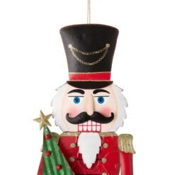 36 In. H Metal Nutcracker Yardstake Or Standing Decor Or Wall Decor (KD, 3 Function) 13 36 In. H Metal Nutcracker Yardstake Or Standing Decor Or Wall Decor (KD, 3 Function) -The Home Depot Shop glitzhome christmas yard decorations 2010200026 44 1000