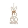 16 In. Easter Wooden Monogram Hanging Bunny - H