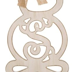 16 In. Easter Wooden Monogram Hanging Bunny - W -The Home Depot Shop glitzhome easter decorations 1802004164 4f 1000