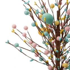 18 In. H Easter Eggs Table Tree -The Home Depot Shop glitzhome easter decorations 1803203461 44 1000