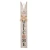 42 In. H Wooden Easter Welcome Porch Sign With Bunny Ears