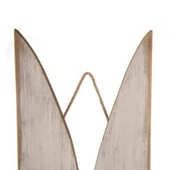 42 In. H Wooden Easter Welcome Porch Sign With Bunny Ears -The Home Depot Shop glitzhome easter decorations 1804203454 fa 1000