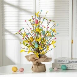 18 In. H Easter Egg Table Tree Decor