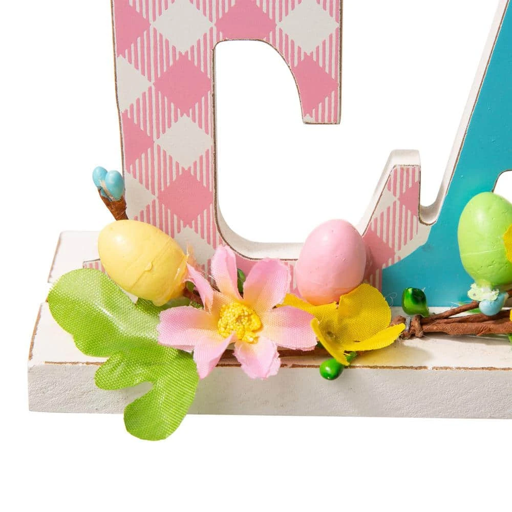 16 In. L X 5.79 In. H Wooden Easter Table Decor 6 16 In. L X 5.79 In. H Wooden Easter Table Decor - Image 6