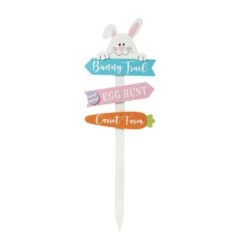 36 In.H Wooden Easter Bunny Yard Stake (KD)