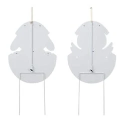 (Set Of 2) 24 In. H Easter Metal Bunny&Chick Egg Yard Stake 12 (Set Of 2) 24 In. H Easter Metal Bunny&Chick Egg Yard Stake -The Home Depot Shop glitzhome easter decorations 2006600028 66 1000