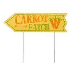 Set Of 3 38"H Easter Metal Yard Stake Or Wall Decor (KD, Two Functions) -The Home Depot Shop glitzhome easter decorations 2006700003 44 1000