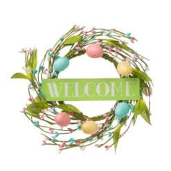 30 In. H Wooden Easter Bunny Family Standing Decor (KD) -The Home Depot Shop glitzhome easter decorations 2006700006 1f 1000