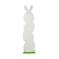 42 In. H Easter Wooden Bunny And Eggs Porch Decor -The Home Depot Shop glitzhome easter decorations 2006700030 66 1000