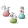 4.5 In. H (Set Of 3) Easter Resin Bunny Table Decor
