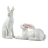(Set Of 2) 9.75 In. H Easter Resin Bunny Table Decor