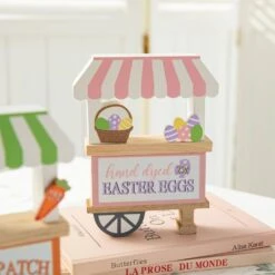 6 In. H S/2 Easter Wooden Booths Table Decor 12 6 In. H S/2 Easter Wooden Booths Table Decor -The Home Depot Shop glitzhome easter decorations 2006900019 1f 1000