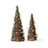 12 In. /16 In. H (Set Of 2) Easter Rattan And Berries Table Tree