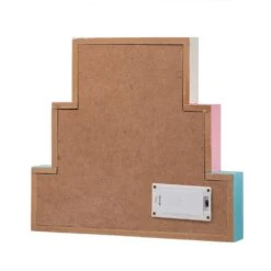 10.5 In. H Wooden/Metal Easter LED Lighted Block Word Sign (14-Bulbs) -The Home Depot Shop glitzhome easter decorations gh2006600013 44 1000