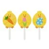 15 In. H Easter Wooden Chick Pick/Yard Stake (Set Of 3)
