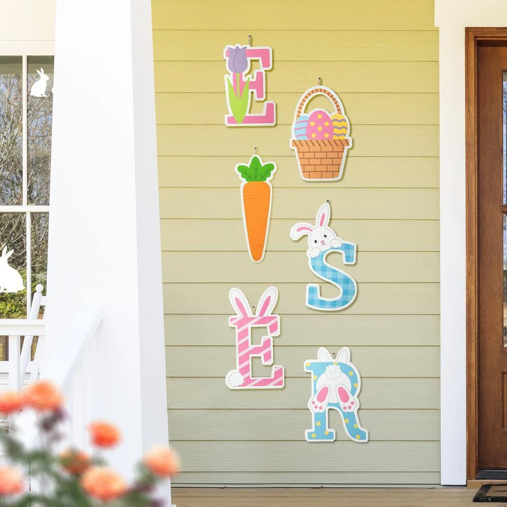 49.5 In. L Easter Icon Metal Yard Stake (Set Of 6) 5 49.5 In. L Easter Icon Metal Yard Stake (Set Of 6) - Image 5