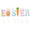 49.5 In. L Easter Icon Metal Yard Stake (Set Of 6)