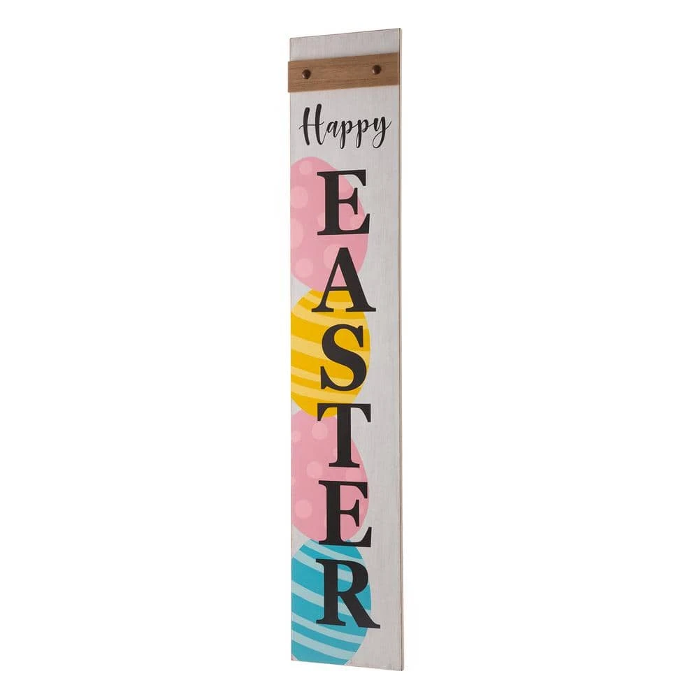 42 In. H Wooden In. Happy Easter Porch Sign 2 42 In. H Wooden In. Happy Easter Porch Sign - Image 2