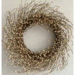 24 In. D Multi-Color Unlit Pip Berry Artificial Harvest Wreath