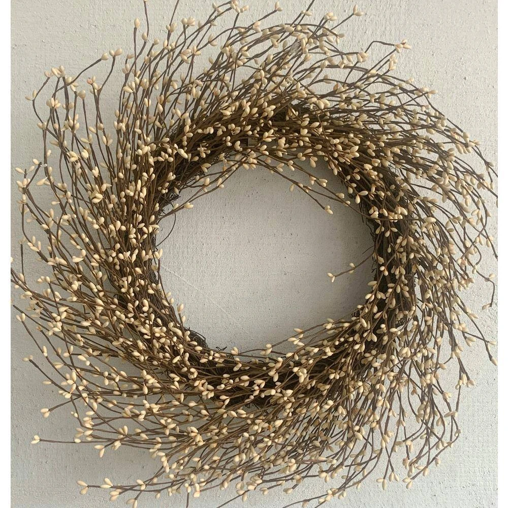 24 In. D Multi-Color Unlit Pip Berry Artificial Harvest Wreath 1 24 In. D Multi-Color Unlit Pip Berry Artificial Harvest Wreath