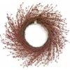 24 In. Red Unit Artificial Harvest Wreath With Pip Berries