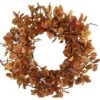 24 In. D Orange Eucalyptus Fall Artificial Harvest Wreath Unlit