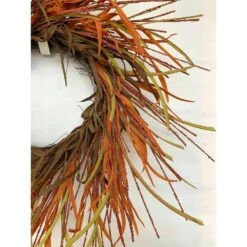 26 In. Orange Unlit Tail Berry Artificial Harvest Wreath 8 26 In. Orange Unlit Tail Berry Artificial Harvest Wreath -The Home Depot Shop glitzhome fall wreaths lkw20213br 1f 1000