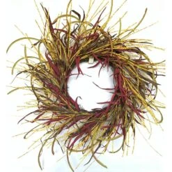 26 In. Multi-Color Unlit Tail Berry Artificial Harvest Wreath