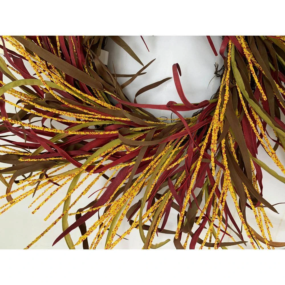 26 In. Multi-Color Unlit Tail Berry Artificial Harvest Wreath 2 26 In. Multi-Color Unlit Tail Berry Artificial Harvest Wreath - Image 2