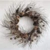 24 In. D Multi-Color Unlit Pinecone Artificial Harvest Wreath
