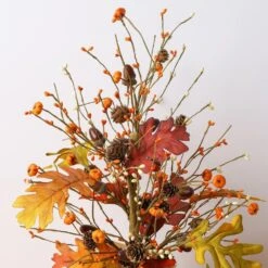 20 In. H Harvest Table Tree Decor -The Home Depot Shop glitzhome indoor fall decorations 2005500020 4f 1000